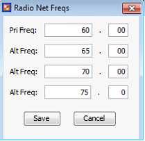 ∆ Image VBS2Fires_61: FIRES Radio Net Editor Import Text window